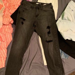 black rockstart jeans